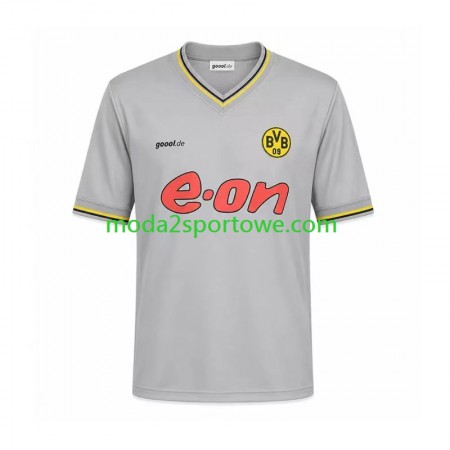 Koszulka Borussia Dortmund Retro Wyjazdowe Stroje Piłkarskie 2002 Krótki Rękaw